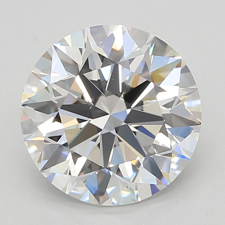 3.08 Carat Round Shaped, Excellent Cut, E Color, VVS1 Clarity, GIA Certified Lab Grown Diamond