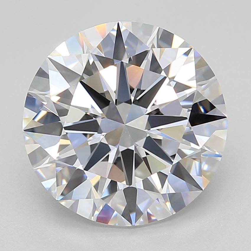 2.02 Carat Round Shaped, Excellent Cut, D Color, VVS1 Clarity, GIA Certified Lab Grown Diamond