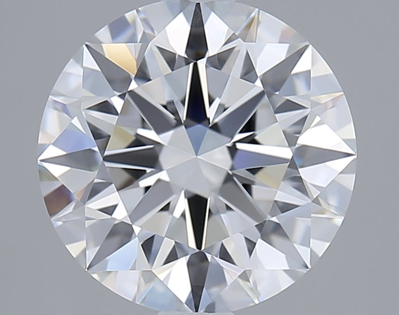 2.02 Carat Round Shaped, Excellent Cut, D Color, VVS2 Clarity, GIA Certified Lab Grown Diamond