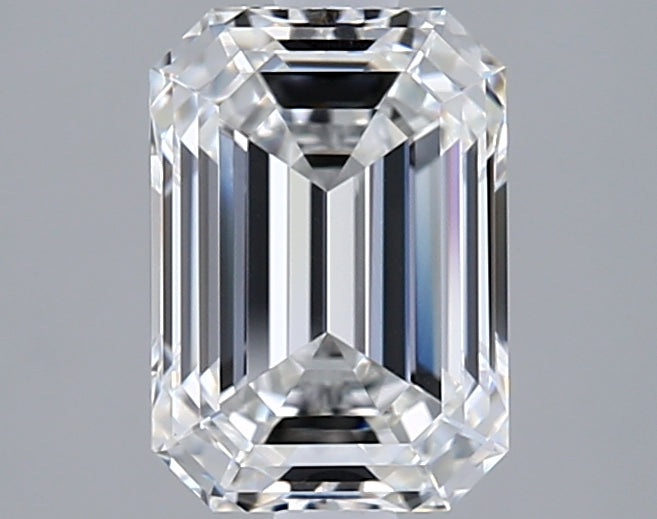 2.03 Carat Emerald Shaped, Ideal Cut, F Color, VS1 Clarity, GIA Certified Lab Grown Diamond