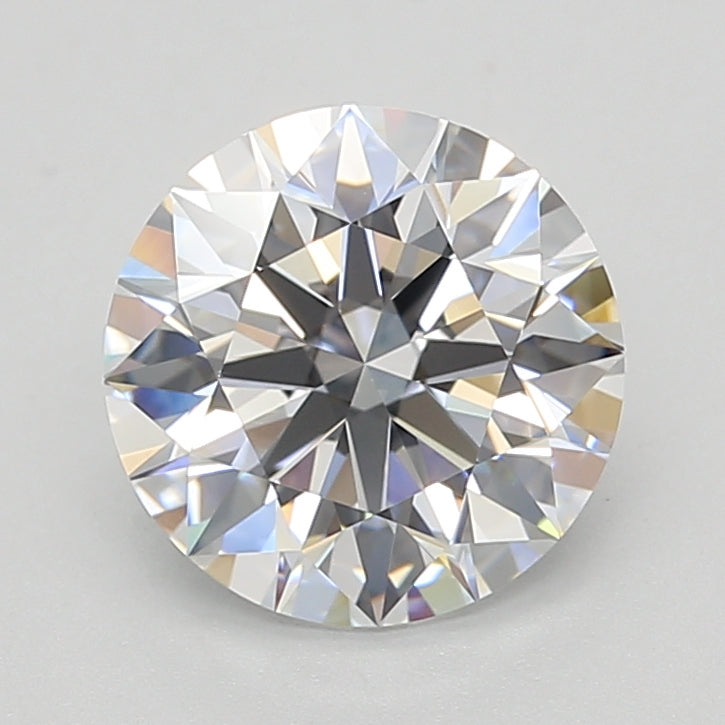 2.17 Carat Round Shaped, Excellent Cut, D Color, VVS1 Clarity, GIA Certified Lab Grown Diamond