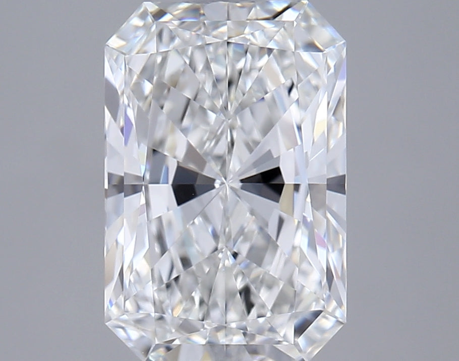 2.03 Carat Radiant Shaped, Ideal Cut, E Color, VS1 Clarity, GIA Certified Lab Grown Diamond