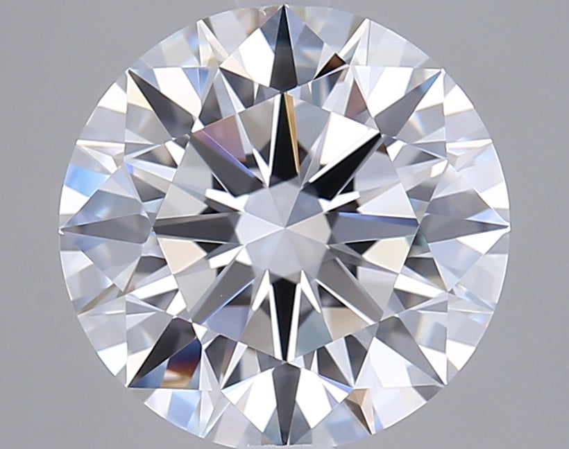 3.23 Carat Round Shaped, Excellent Cut, E Color, VVS2 Clarity, GIA Certified Lab Grown Diamond