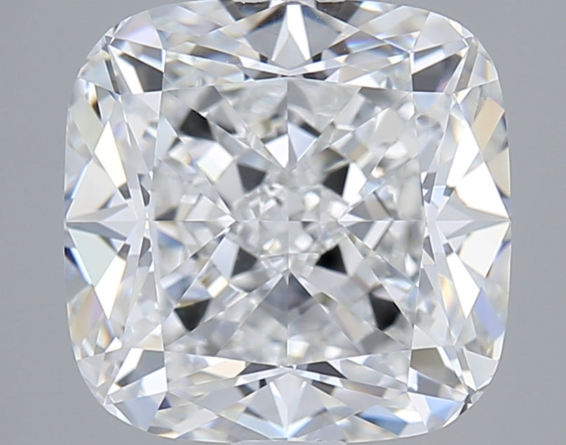 2.71 Carat Cushion Shaped, Ideal Cut, E Color, VVS1 Clarity, GIA Certified Lab Grown Diamond
