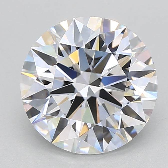 3.04 Carat Round Shaped, Excellent Cut, E Color, VVS1 Clarity, GIA Certified Lab Grown Diamond