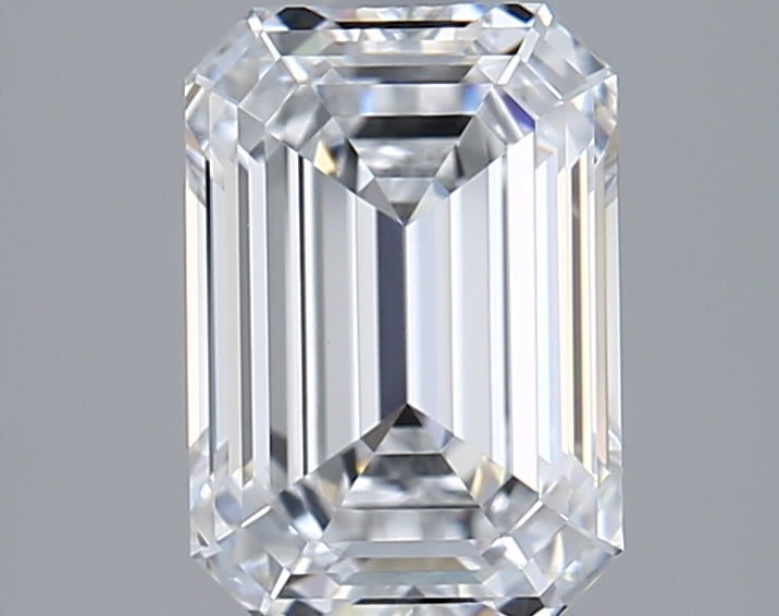2.05 Carat Emerald Shaped, Ideal Cut, D Color, VVS2 Clarity, GIA Certified Lab Grown Diamond