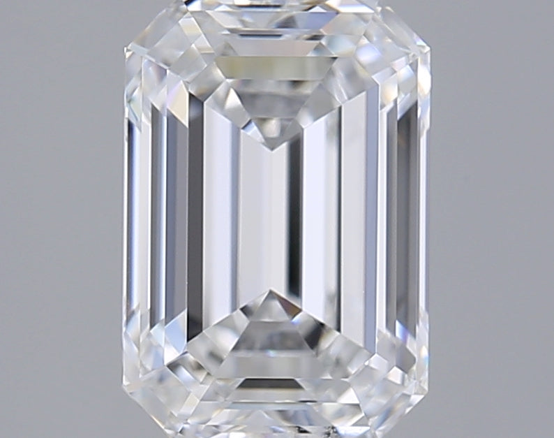 2.20 Carat Emerald Shaped, Ideal Cut, D Color, VVS2 Clarity, GIA Certified Lab Grown Diamond