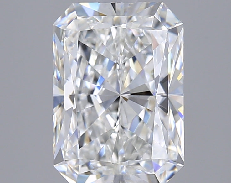 2.60 Carat Radiant Shaped, Ideal Cut, F Color, VVS2 Clarity, GIA Certified Lab Grown Diamond