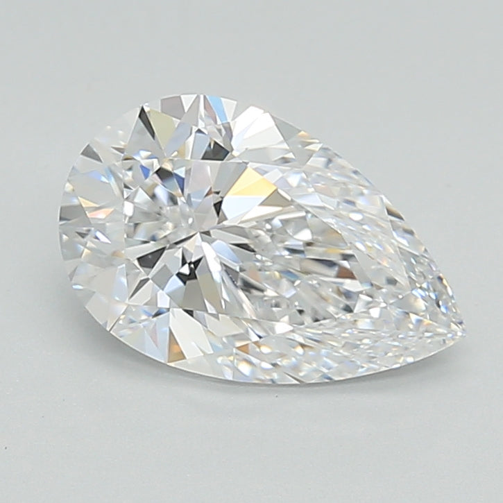 2.32 Carat Pear Shaped, Ideal Cut, D Color, VVS1 Clarity, GIA Certified Lab Grown Diamond