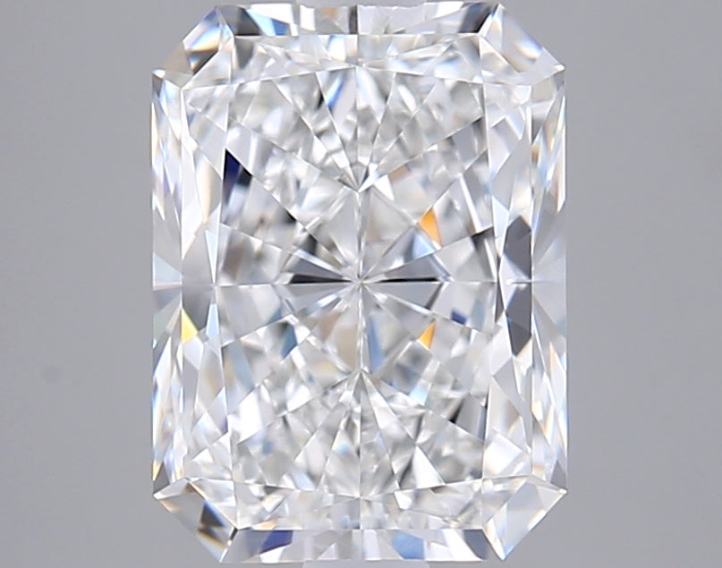 2.52 Carat Radiant Shaped, Ideal Cut, E Color, VS1 Clarity, GIA Certified Lab Grown Diamond