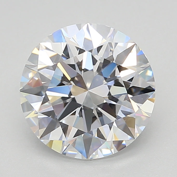 2.21 Carat Round Shaped, Excellent Cut, D Color, VVS1 Clarity, GIA Certified Lab Grown Diamond