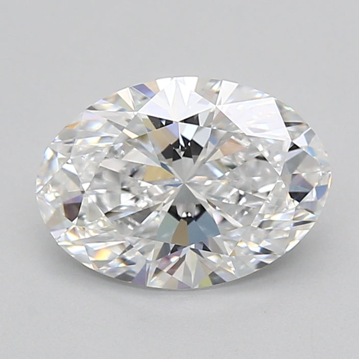 2.06 Carat Oval Shaped, Ideal Cut, D Color, VVS1 Clarity, GIA Certified Lab Grown Diamond