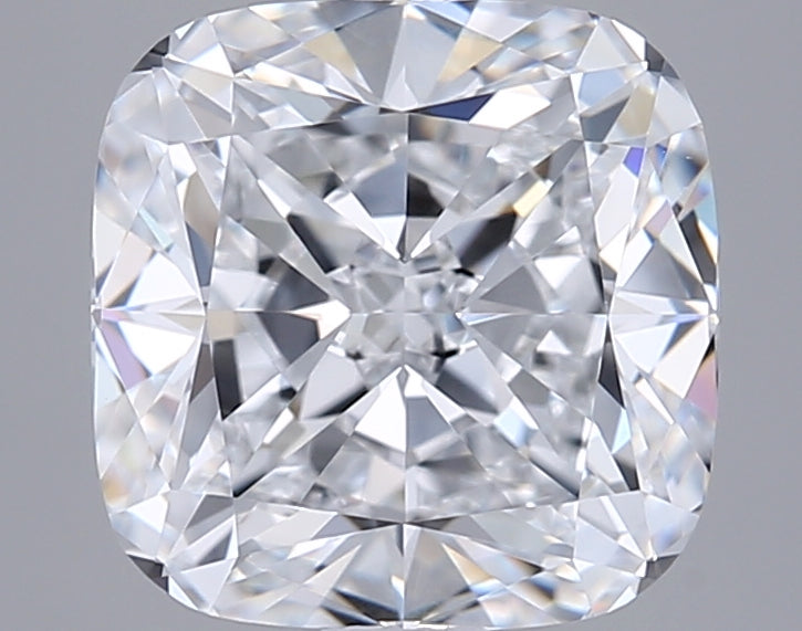 2.81 Carat Cushion Shaped, Ideal Cut, D Color, VVS2 Clarity, GIA Certified Lab Grown Diamond