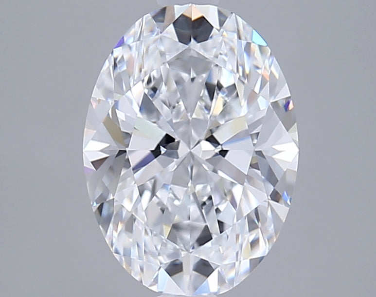 2.13 Carat Oval Shaped, Ideal Cut, D Color, VVS2 Clarity, GIA Certified Lab Grown Diamond