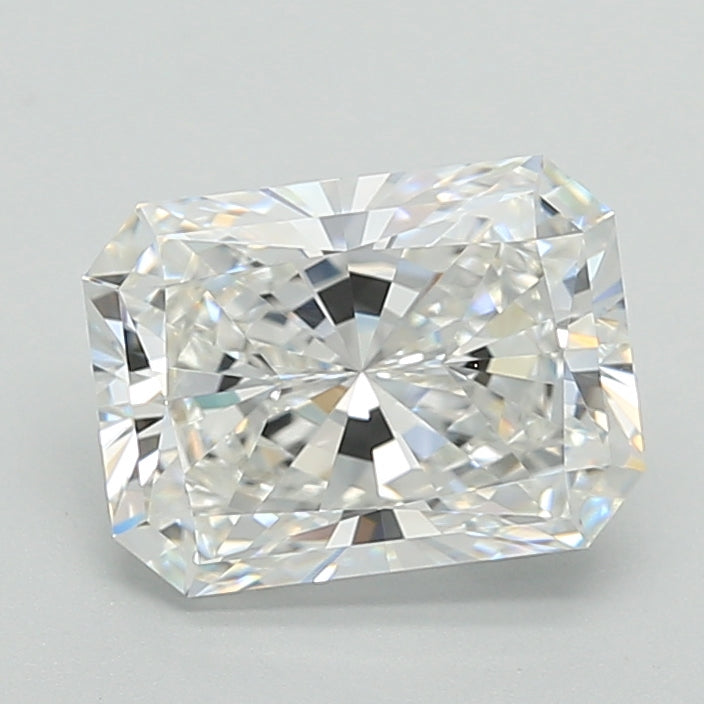 3.16 Carat Radiant Shaped, Excellent Cut, E Color, VVS1 Clarity, GIA Certified Lab Grown Diamond