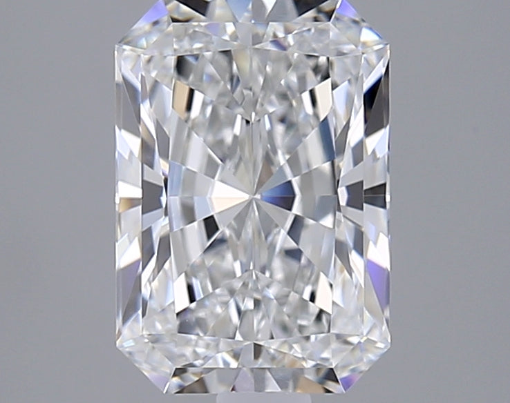 2.09 Carat Radiant Shaped, Ideal Cut, E Color, VVS1 Clarity, GIA Certified Lab Grown Diamond