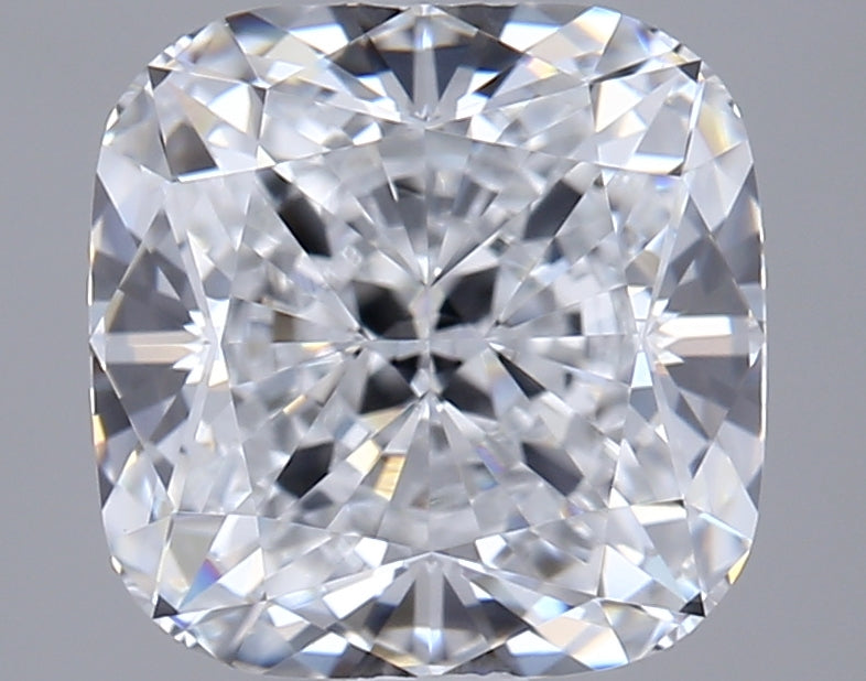 2.26 Carat Cushion Shaped, Ideal Cut, D Color, VVS2 Clarity, GIA Certified Lab Grown Diamond