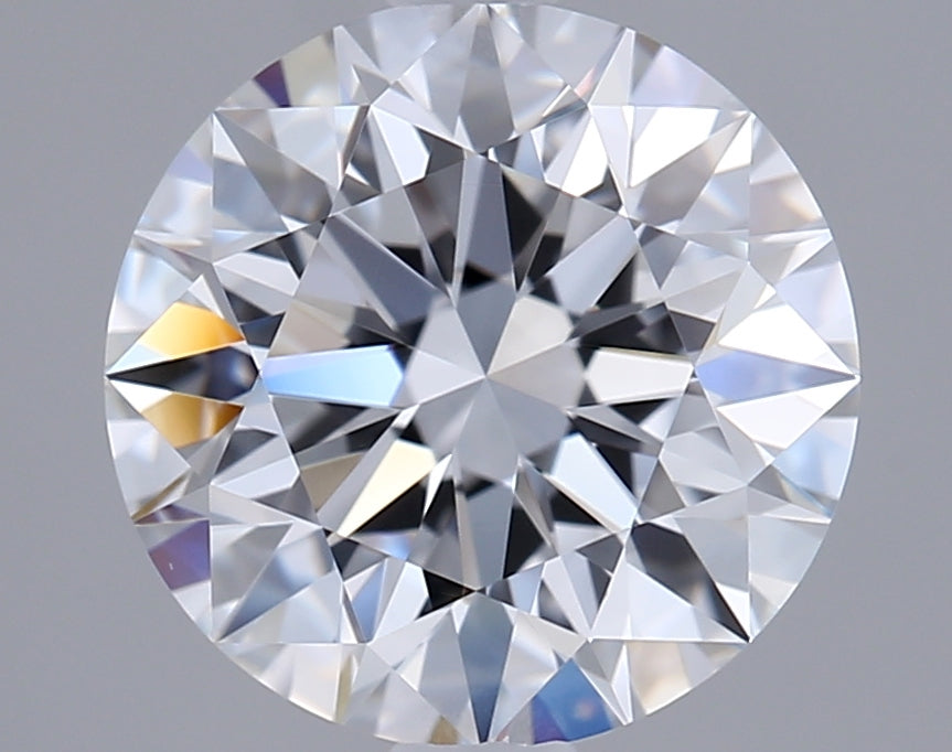 2.01 Carat Round Shaped, Very Good Cut, D Color, VVS2 Clarity, GIA Certified Lab Grown Diamond