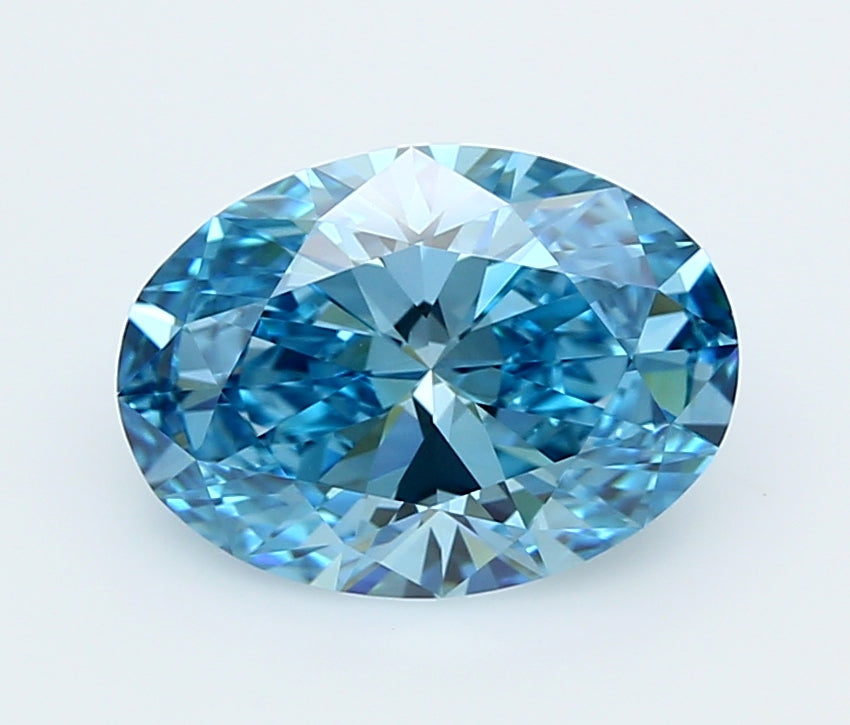 2.50 Carat Oval Shaped, Ideal Cut, VVS1 Clarity, IGI Certified Lab Grown Diamond