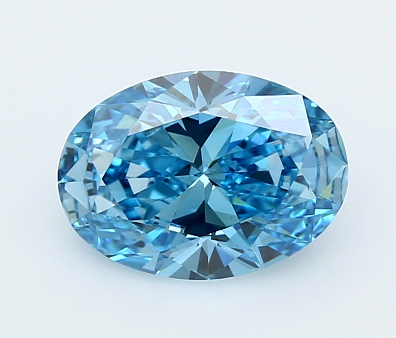 2.03 Carat Oval Shaped, Ideal Cut, VVS2 Clarity, IGI Certified Lab Grown Diamond
