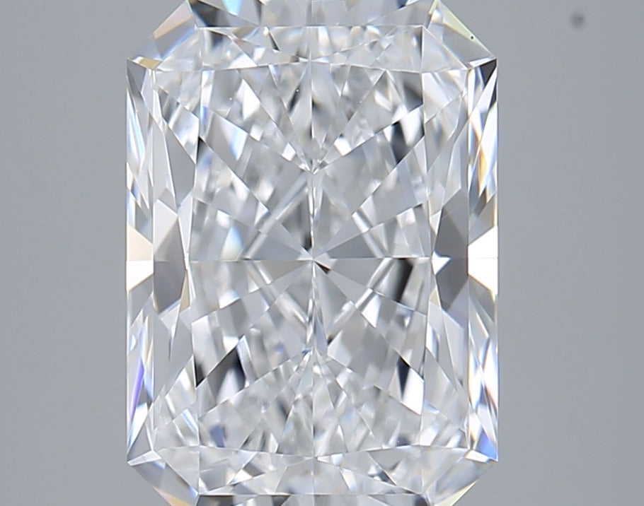 2.40 Carat Radiant Shaped, Ideal Cut, D Color, VS1 Clarity, GIA Certified Lab Grown Diamond