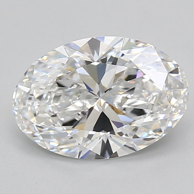 2.08 Carat Oval Shaped, Ideal Cut, D Color, VVS1 Clarity, GIA Certified Lab Grown Diamond