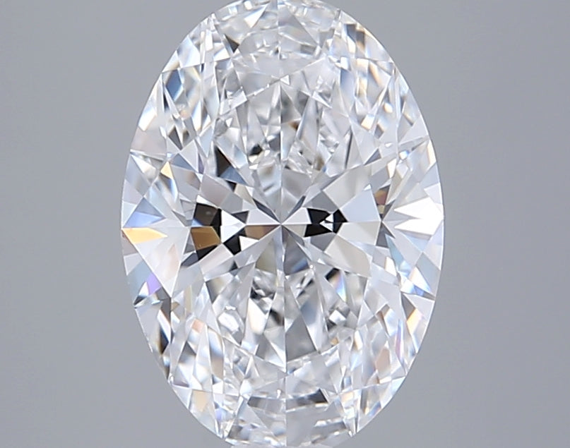 2.51 Carat Oval Shaped, Ideal Cut, E Color, VVS2 Clarity, GIA Certified Lab Grown Diamond
