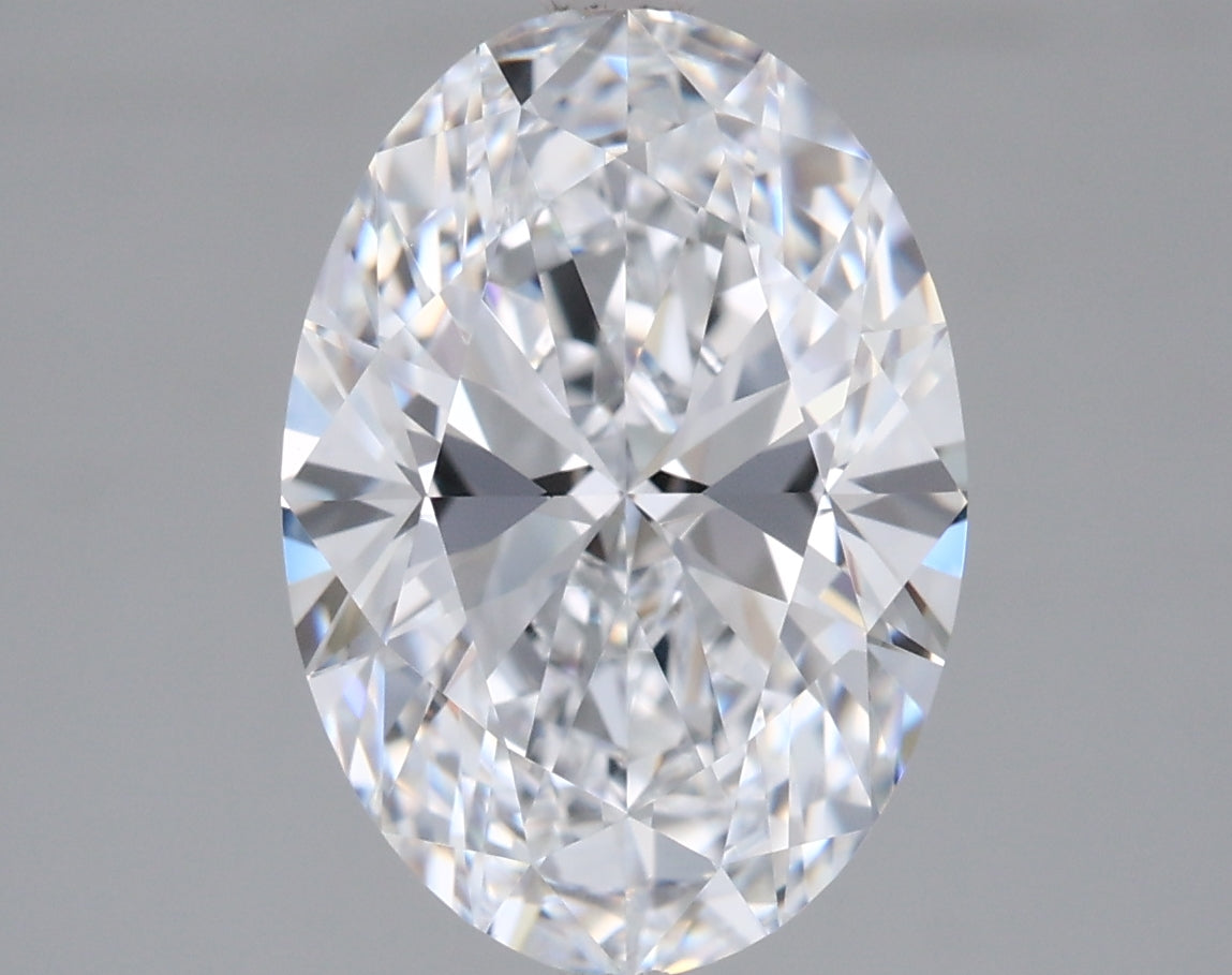 2.51 Carat Oval Shaped, Ideal Cut, D Color, VS2 Clarity, GIA Certified Lab Grown Diamond