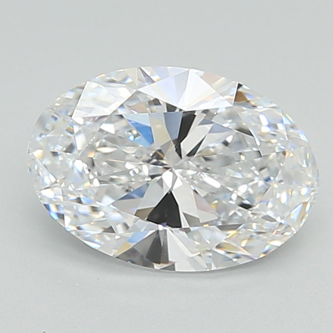 2.51 Carat Oval Shaped, Ideal Cut, D Color, VVS1 Clarity, GIA Certified Lab Grown Diamond