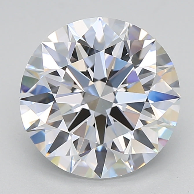 3.19 Carat Round Shaped, Excellent Cut, D Color, VVS1 Clarity, GIA Certified Lab Grown Diamond