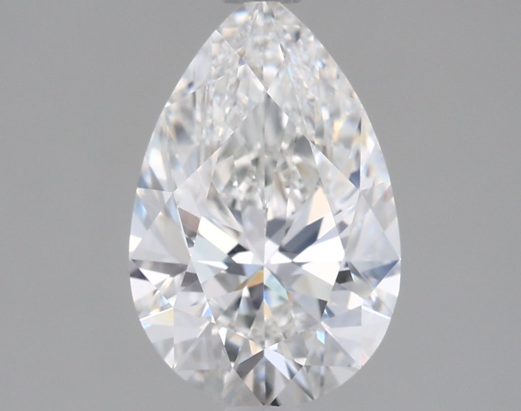 1.50 Carat Pear Shaped, Ideal Cut, F Color, VVS1 Clarity, IGI Certified Lab Grown Diamond