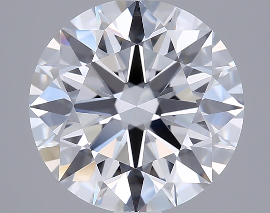 2.20 Carat Round Shaped, Excellent Cut, D Color, VVS2 Clarity, GIA Certified Lab Grown Diamond