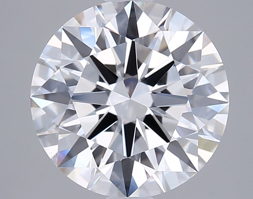 2.19 Carat Round Shaped, Excellent Cut, E Color, VVS2 Clarity, GIA Certified Lab Grown Diamond