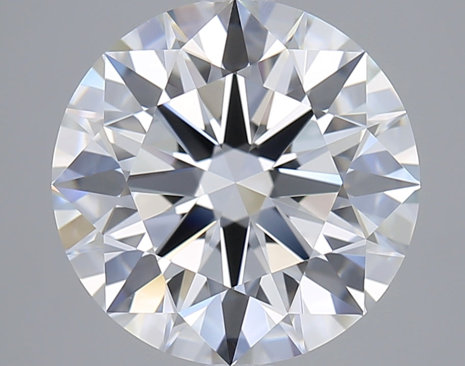 3.21 Carat Round Shaped, Excellent Cut, F Color, VVS2 Clarity, GIA Certified Lab Grown Diamond