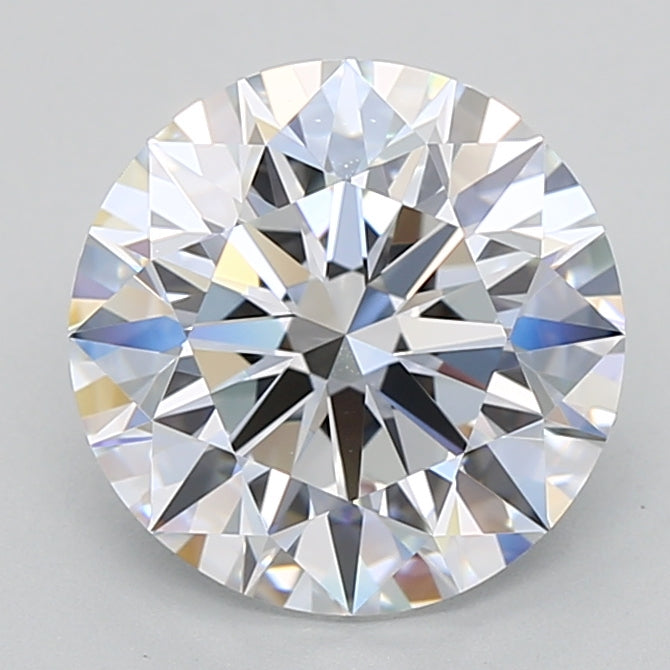 3.21 Carat Round Shaped, Excellent Cut, D Color, VVS1 Clarity, GIA Certified Lab Grown Diamond