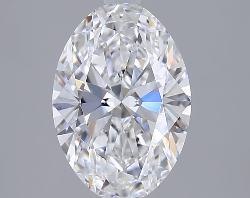 2.05 Carat Oval Shaped, Ideal Cut, D Color, VVS2 Clarity, GIA Certified Lab Grown Diamond