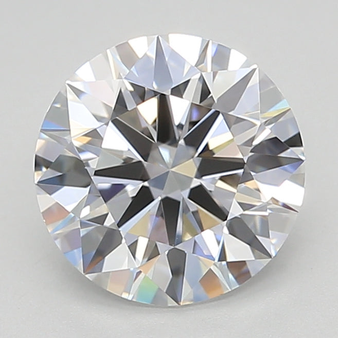 2.18 Carat Round Shaped, Excellent Cut, D Color, VVS1 Clarity, GIA Certified Lab Grown Diamond
