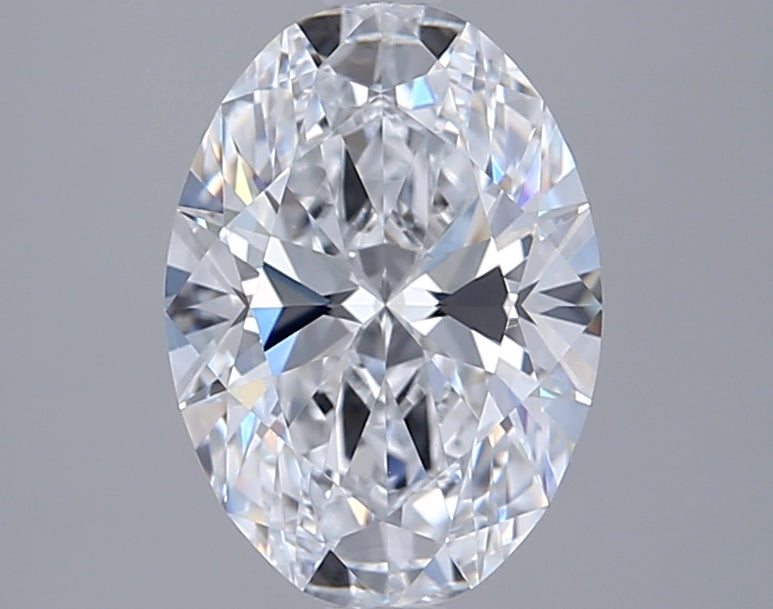 2.09 Carat Oval Shaped, Ideal Cut, D Color, VVS2 Clarity, GIA Certified Lab Grown Diamond