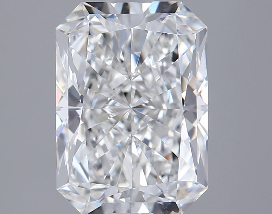 2.04 Carat Radiant Shaped, Ideal Cut, F Color, VVS1 Clarity, GIA Certified Lab Grown Diamond
