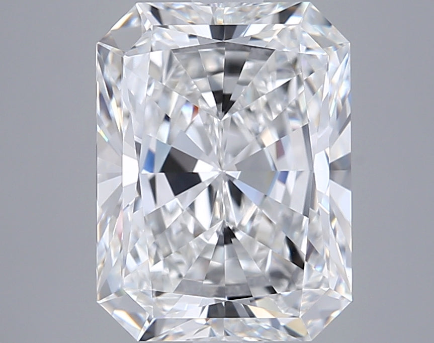 2.91 Carat Radiant Shaped, Ideal Cut, E Color, VS1 Clarity, GIA Certified Lab Grown Diamond