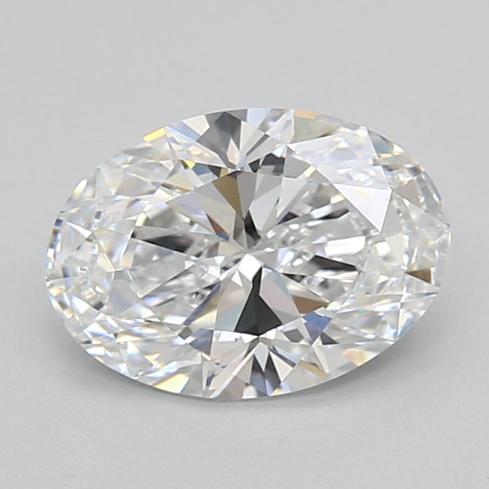 2.05 Carat Oval Shaped, Ideal Cut, D Color, VVS1 Clarity, GIA Certified Lab Grown Diamond