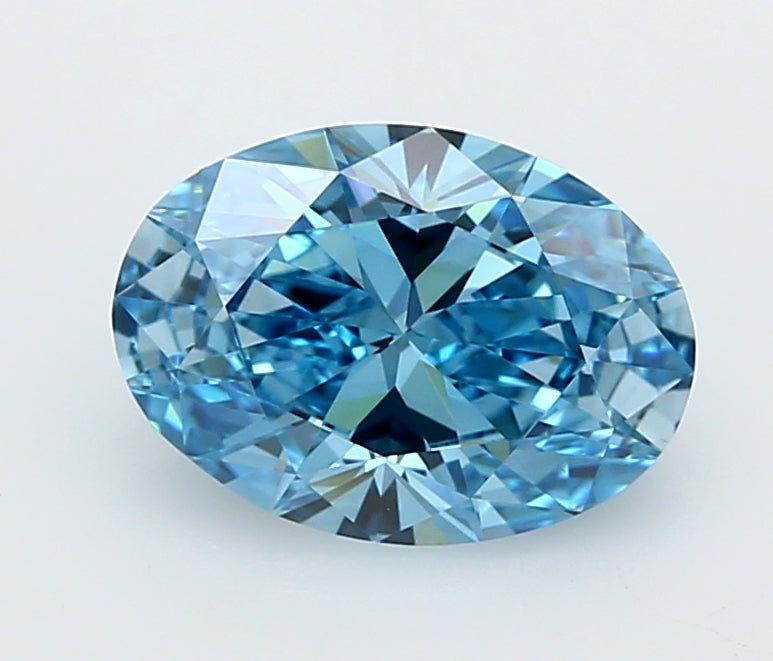 2.01 Carat Oval Shaped, Ideal Cut, VVS2 Clarity, IGI Certified Lab Grown Diamond