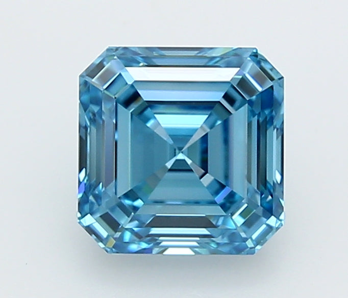2.00 Carat Asscher Shaped, Ideal Cut, VVS2 Clarity, IGI Certified Lab Grown Diamond