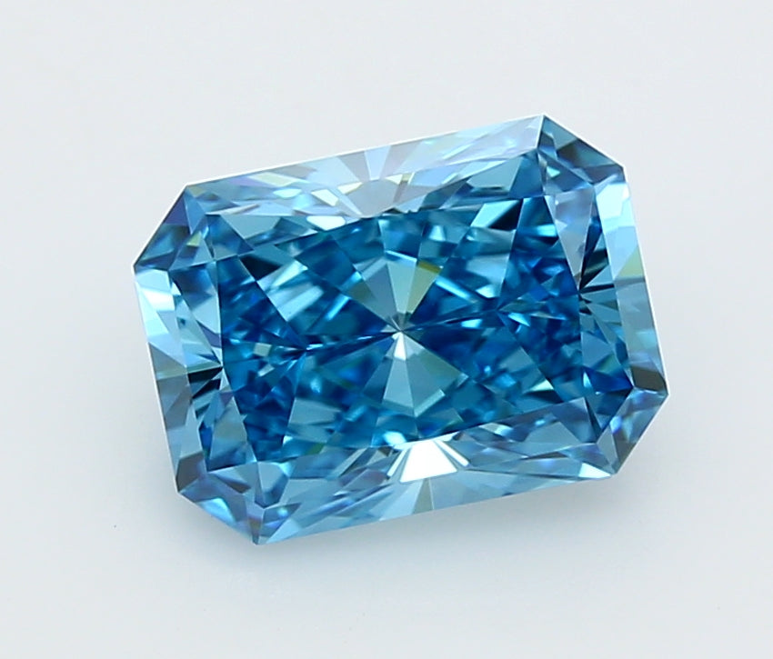 2.78 Carat Radiant Shaped, Excellent Cut, VVS2 Clarity, IGI Certified Lab Grown Diamond