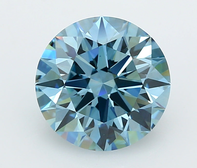 3.28 Carat Round Shaped, Ideal Cut, VS1 Clarity, IGI Certified Lab Grown Diamond