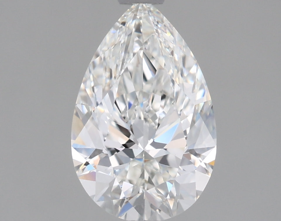 1.26 Carat Pear Shaped, Excellent Cut, F Color, VVS1 Clarity, IGI Certified Lab Grown Diamond