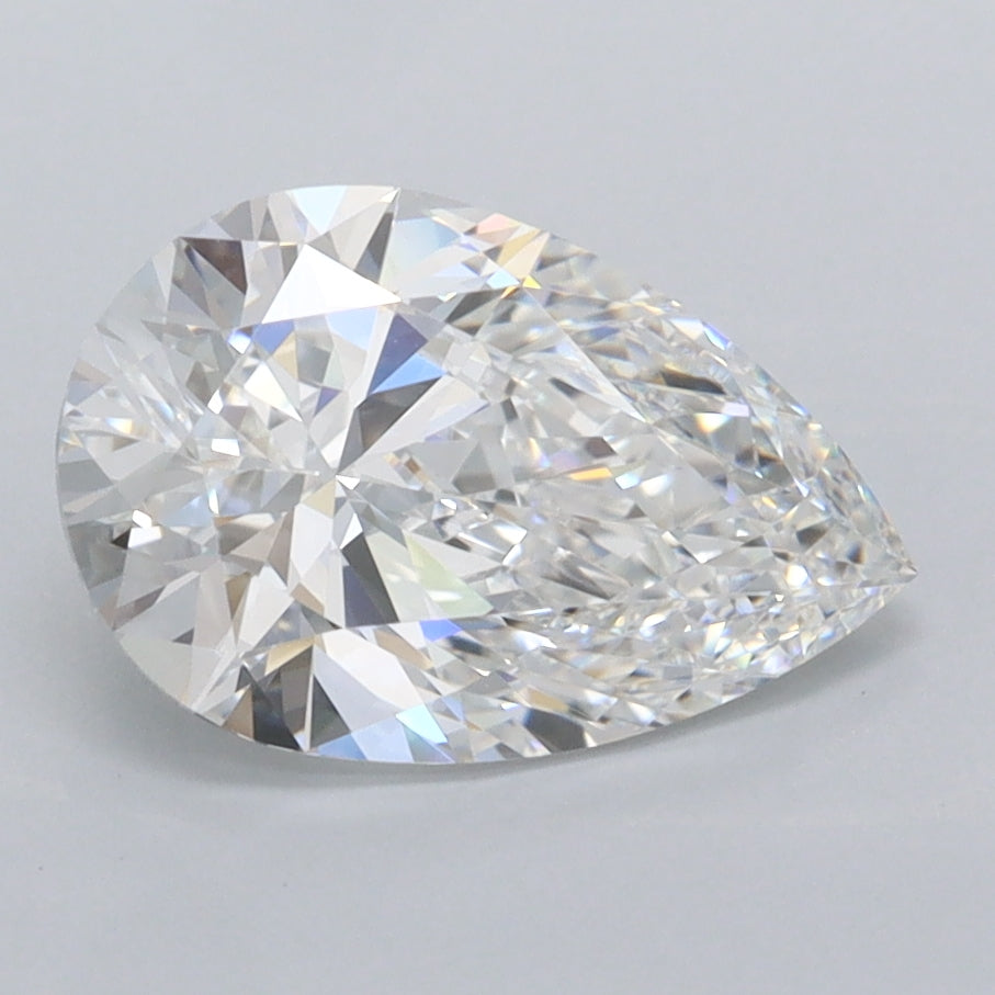 1.94 Carat Pear Shaped, Ideal Cut, E Color, VVS1 Clarity, IGI Certified Lab Grown Diamond