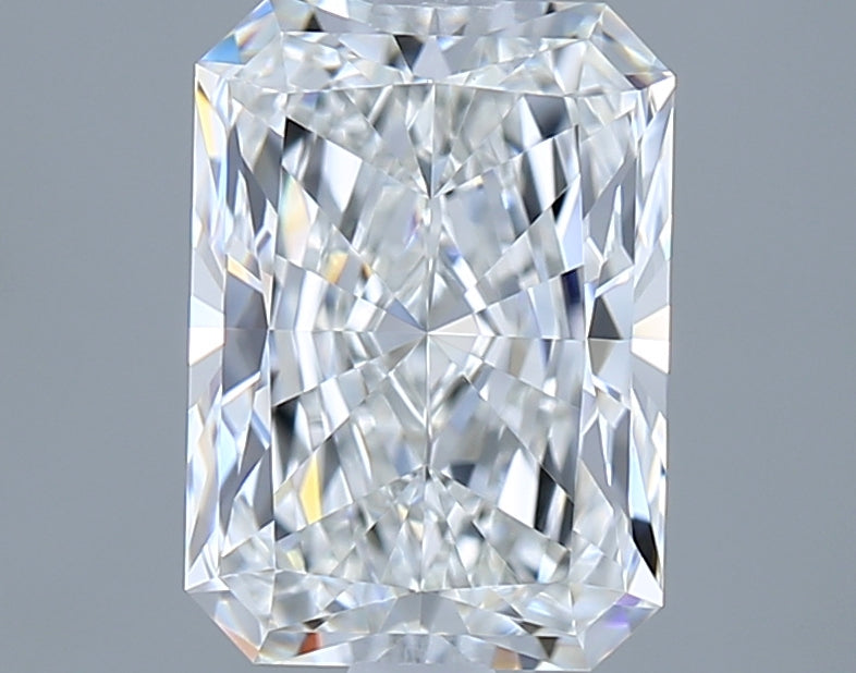 1.61 Carat Radiant Shaped, Ideal Cut, E Color, VVS1 Clarity, IGI Certified Lab Grown Diamond
