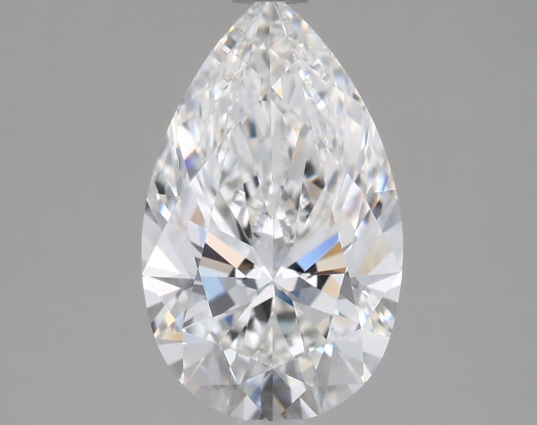 1.51 Carat Pear Shaped, Excellent Cut, F Color, VVS1 Clarity, IGI Certified Lab Grown Diamond