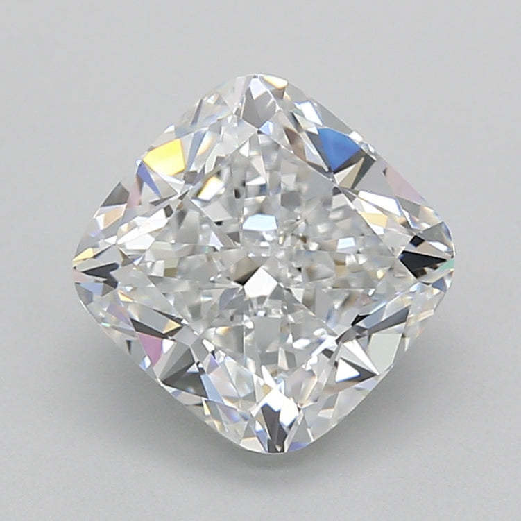 3.11 Carat Cushion Shaped, Ideal Cut, D Color, VVS1 Clarity, IGI Certified Lab Grown Diamond